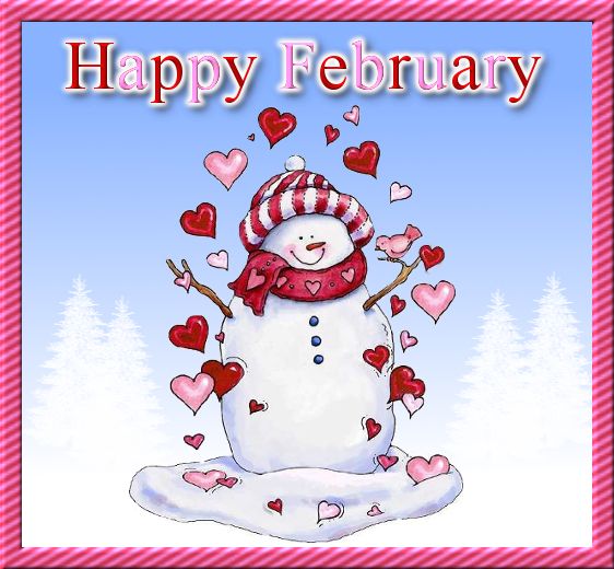 February clipart blue. Free holiday cliparts download