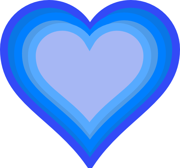 Heart pt r tb. February clipart blue