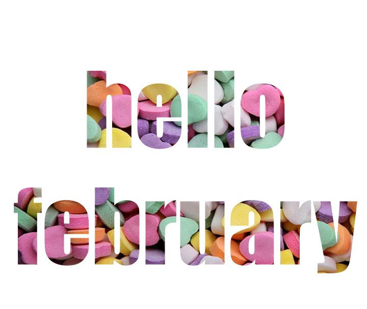 february clipart candy