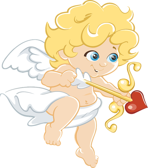 february clipart cupid