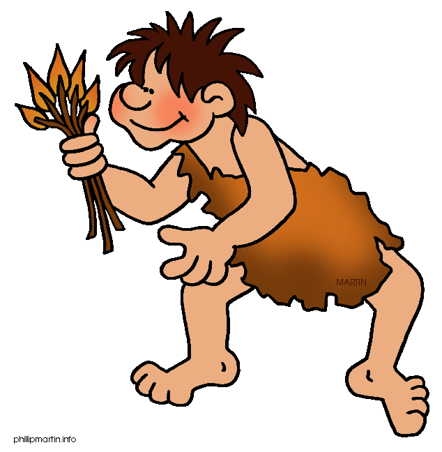 Human clipart early man. Free clip art by