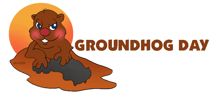 groundhog clipart february 2