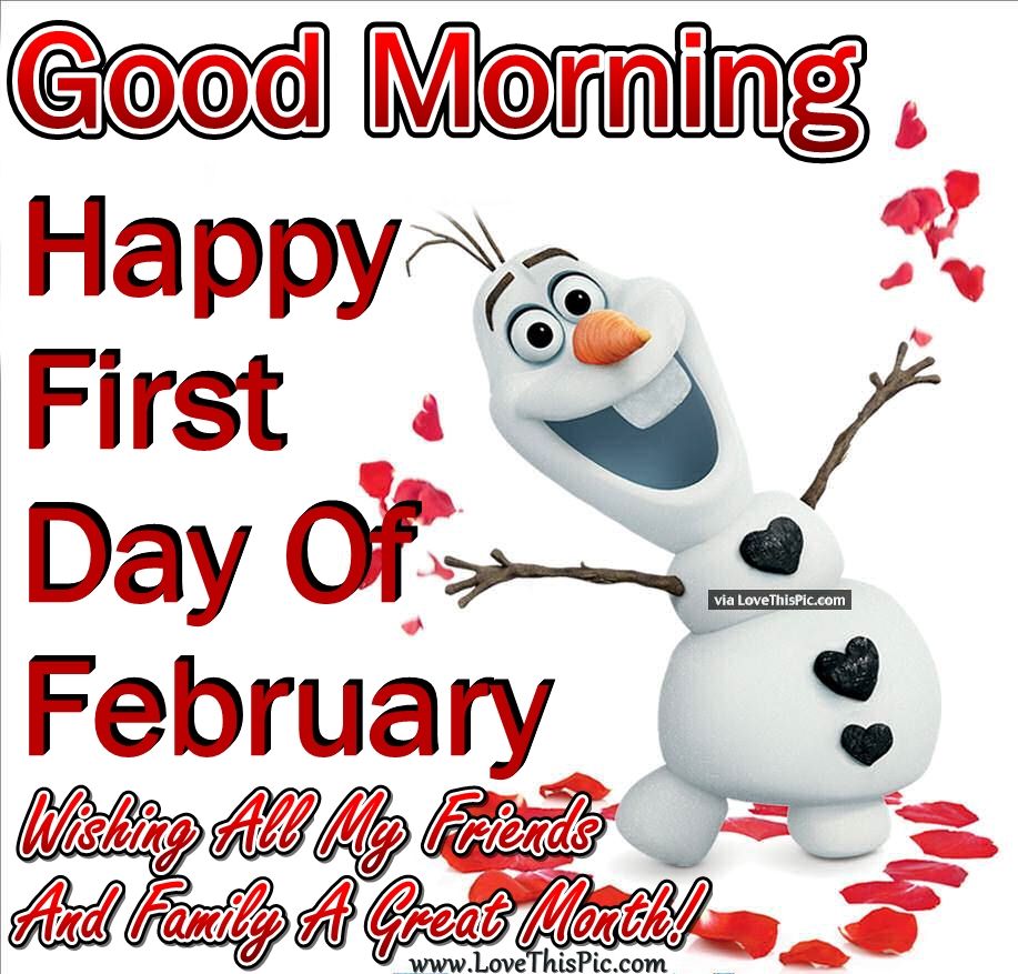 february clipart happy first day