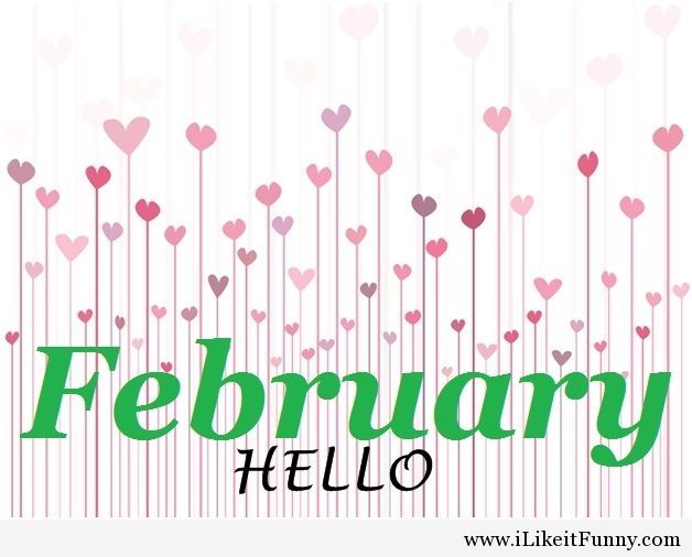 february clipart hello february