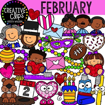 february clipart month