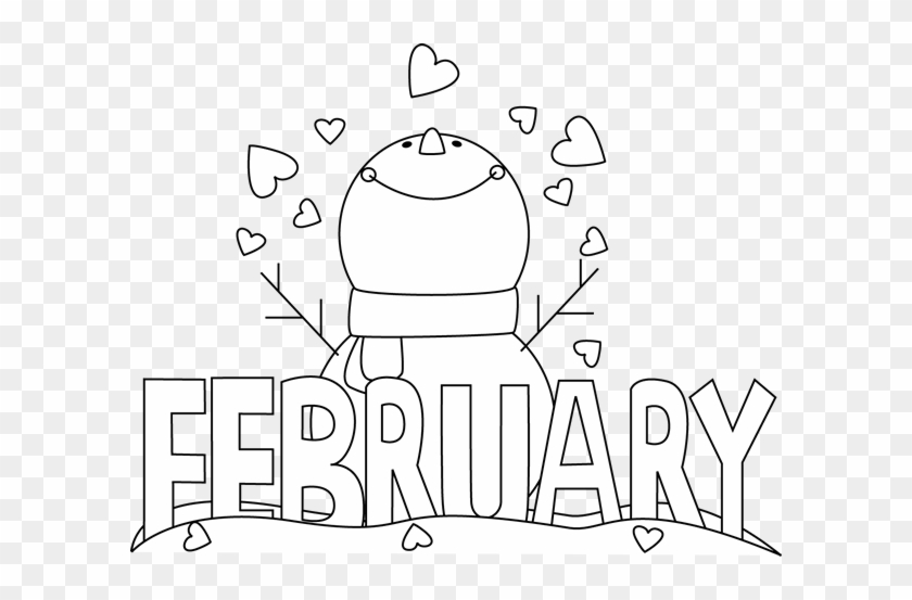 february clipart month year