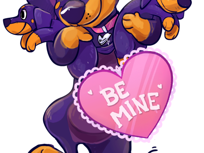 Is the month of. February clipart purple