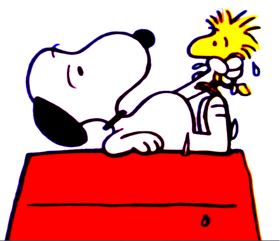 february clipart snoopy
