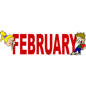 february clipart theme