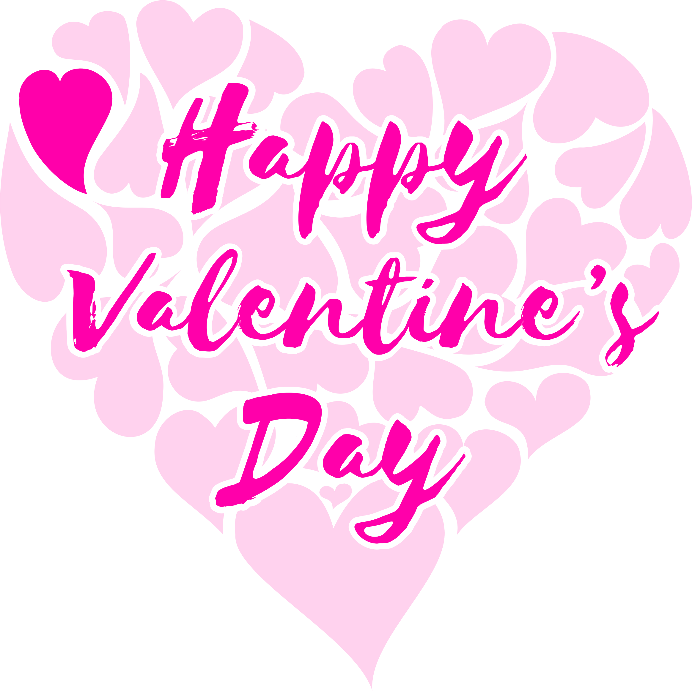 february clipart title