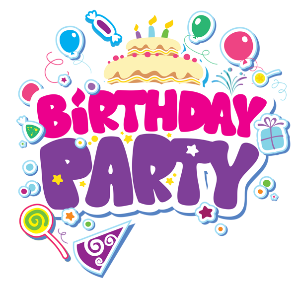 Birthday party package for. February clipart transparent
