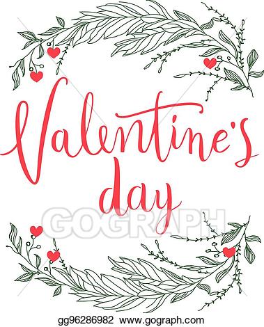 february clipart vintage