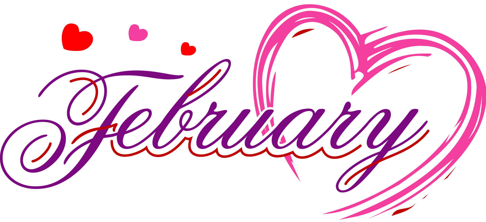 Download February clipart word, February word Transparent FREE for ...