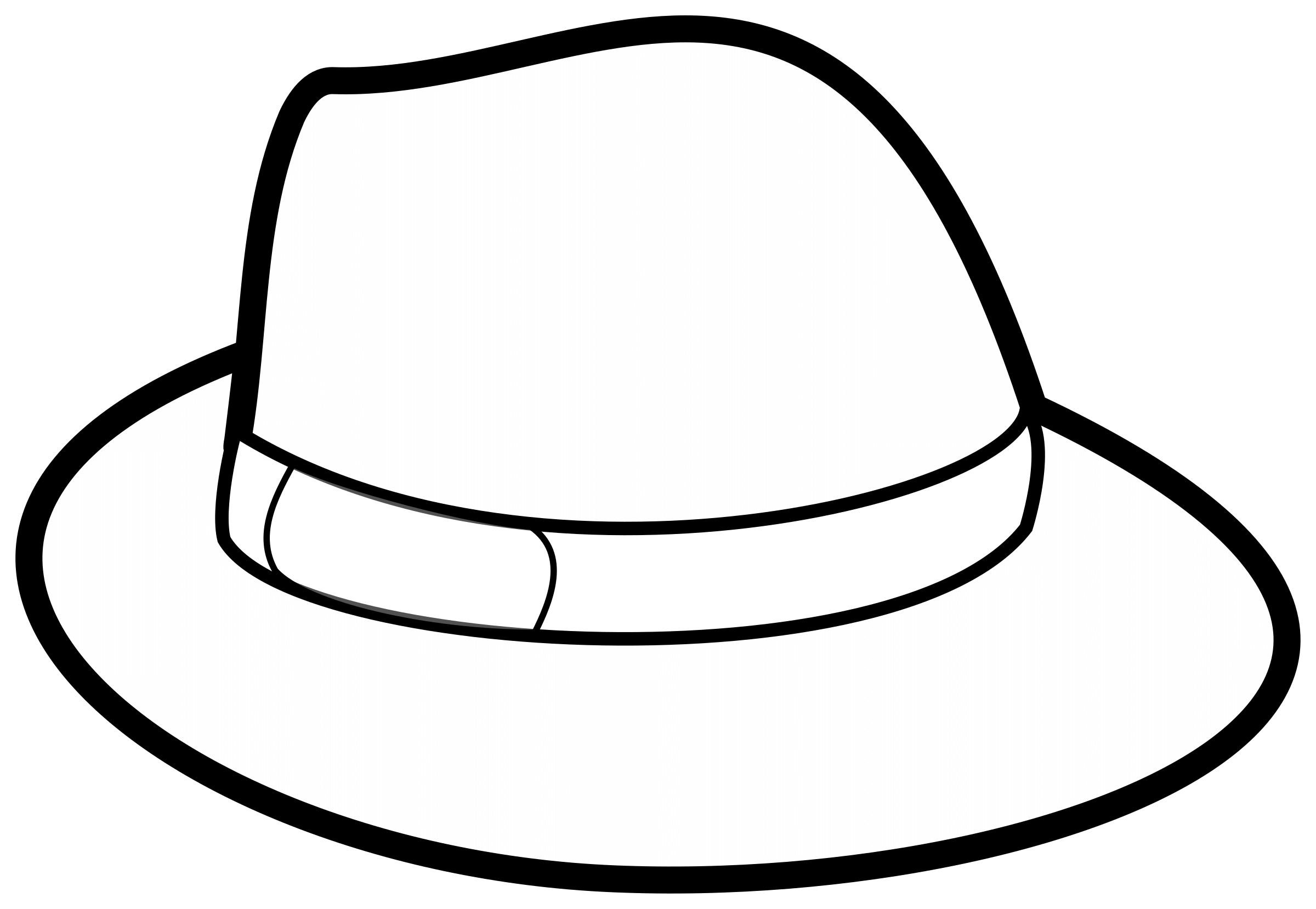 Mafia hat cliparts zone. Fedora clipart amish