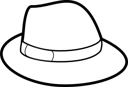 Fedora clipart animated. Free cartoon pictures of