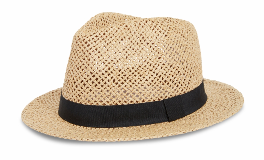 Straw clip art library. Fedora clipart beach hat