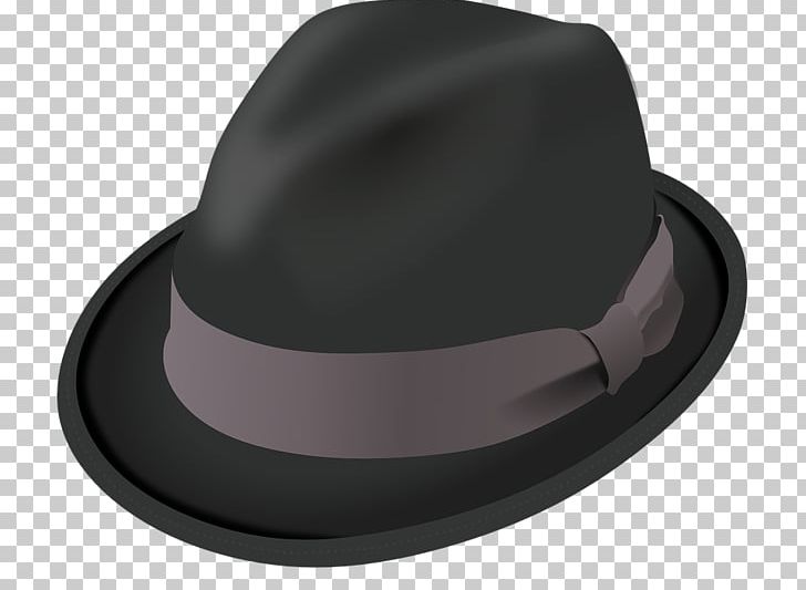 Black trilby stock xchng. Fedora clipart gentleman hat