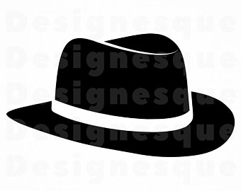 Etsy . Fedora clipart hipster hat