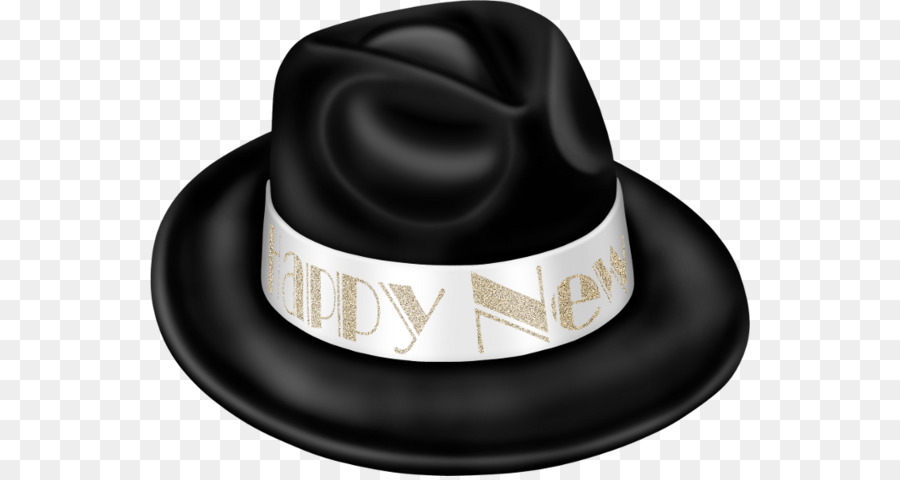 Fedora clipart new year. Party hat s eve