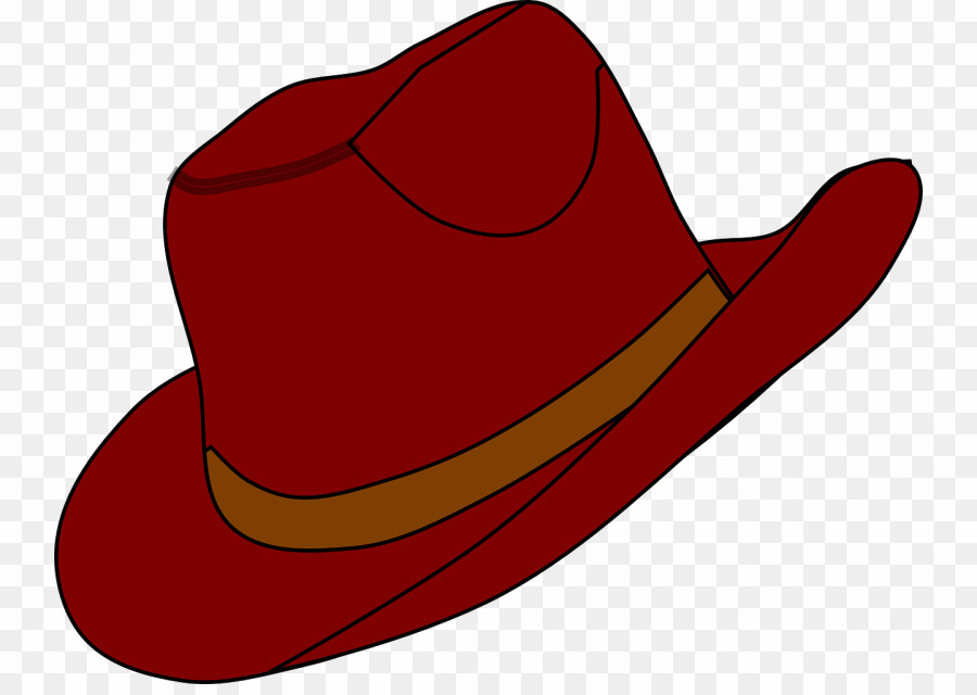 fedora clipart red cowboy hat