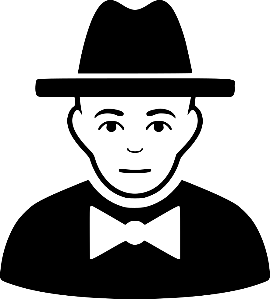 Svg png icon free. Fedora clipart spy hat