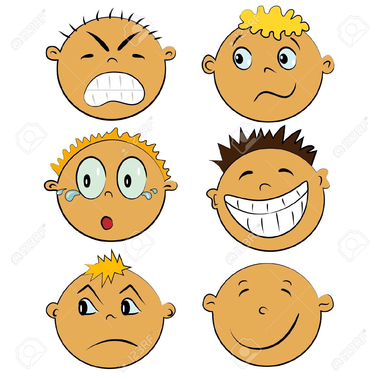 emotions clipart mixed emotion