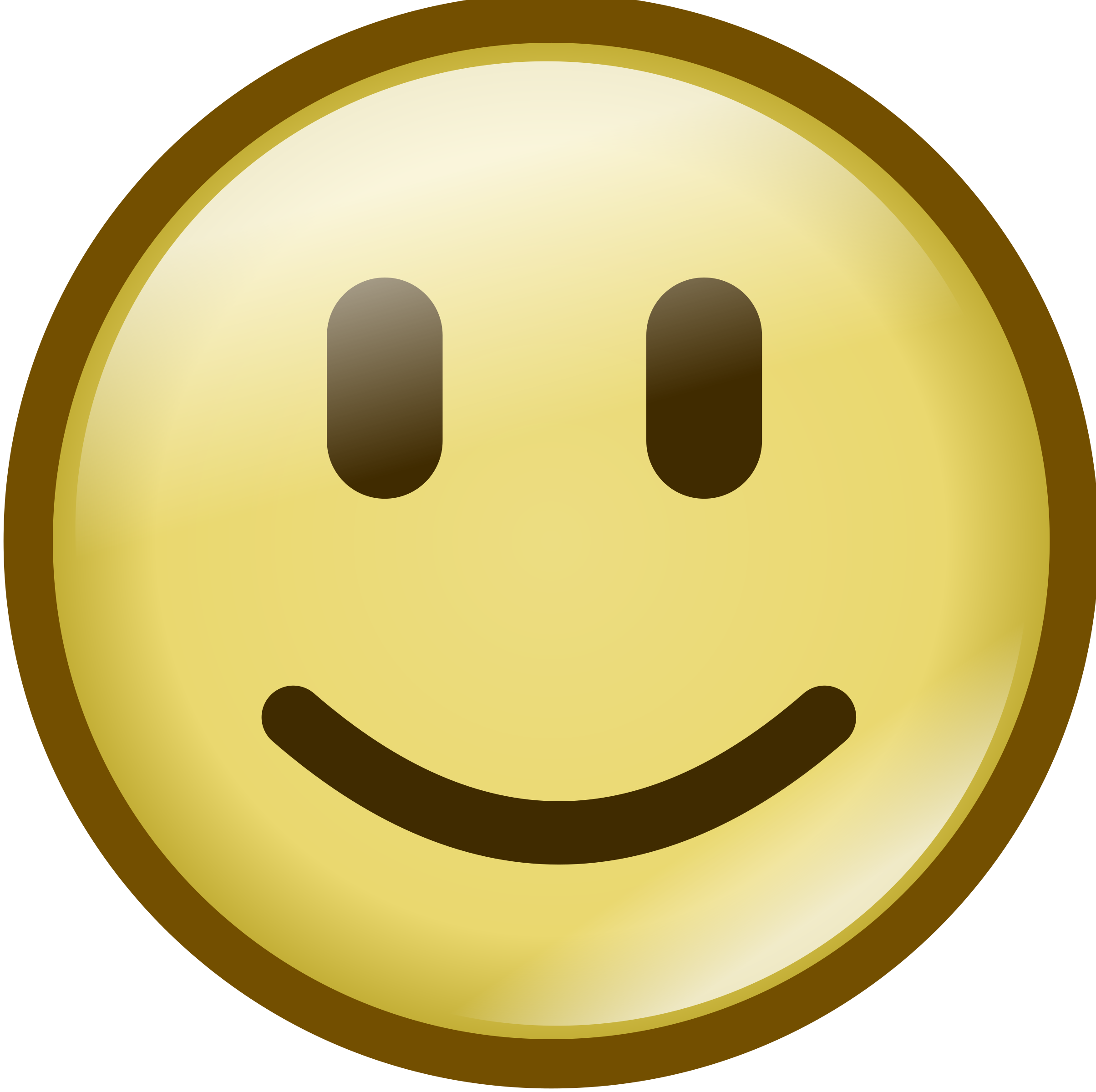 smiley clipart thinking