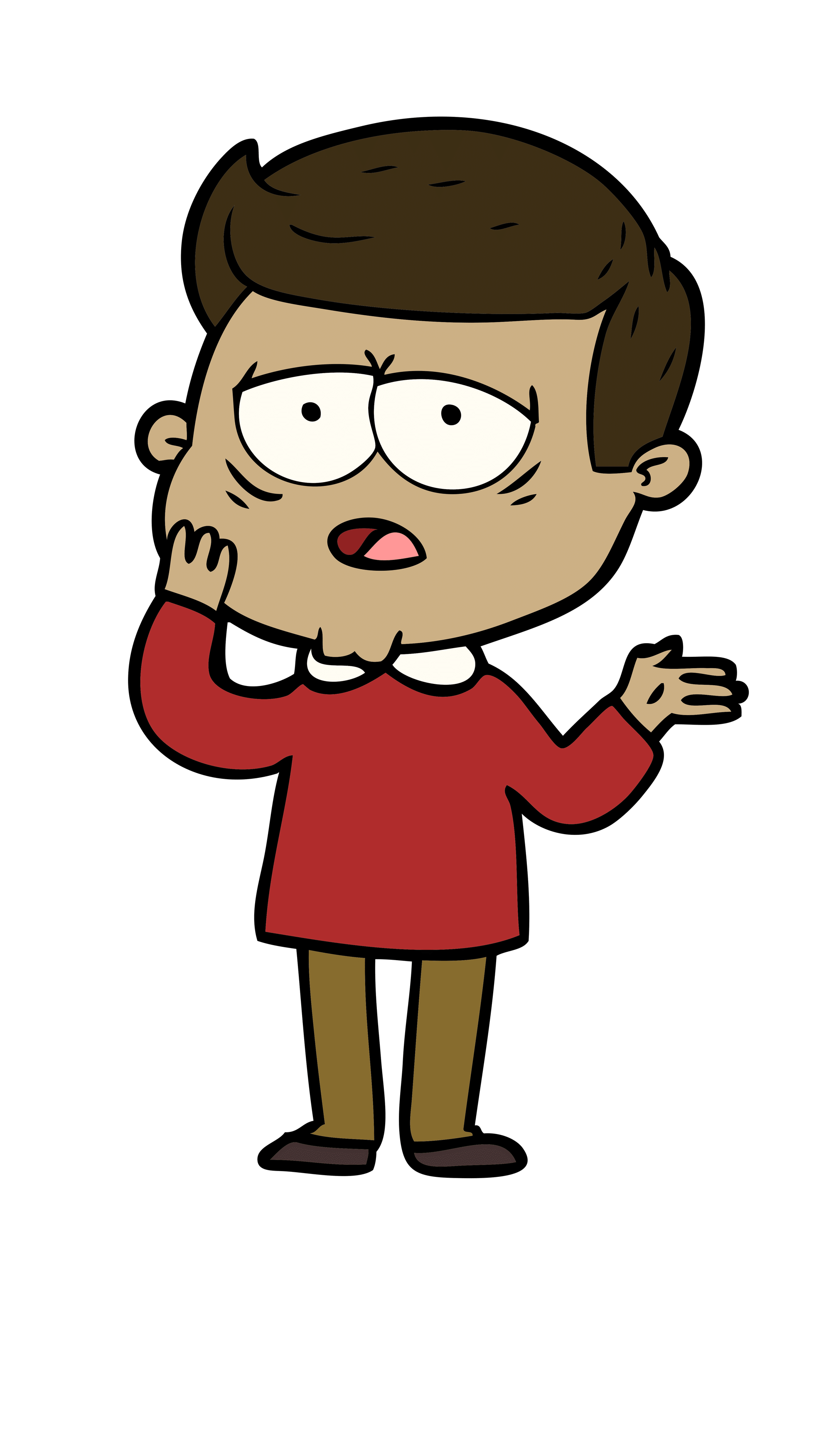 feelings clipart worried