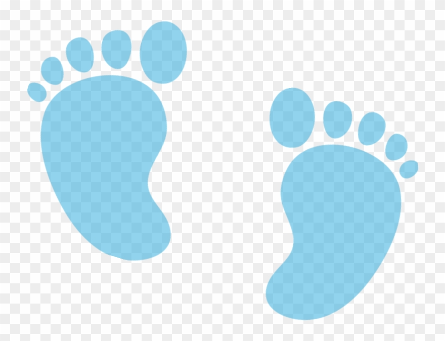 footprint clipart baby boy