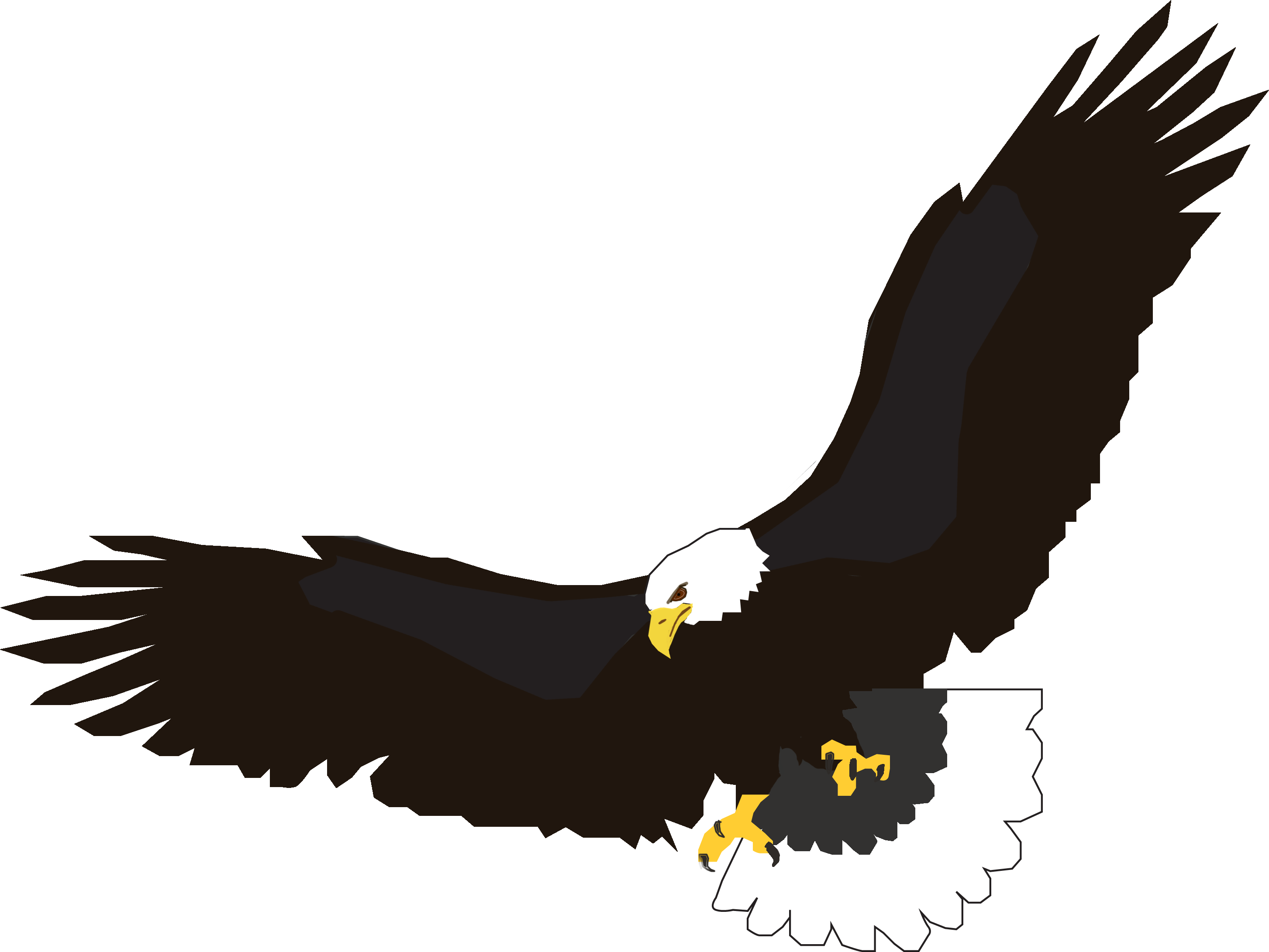 foot clipart eagle