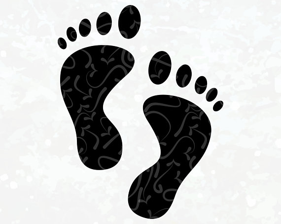 feet clipart foot step