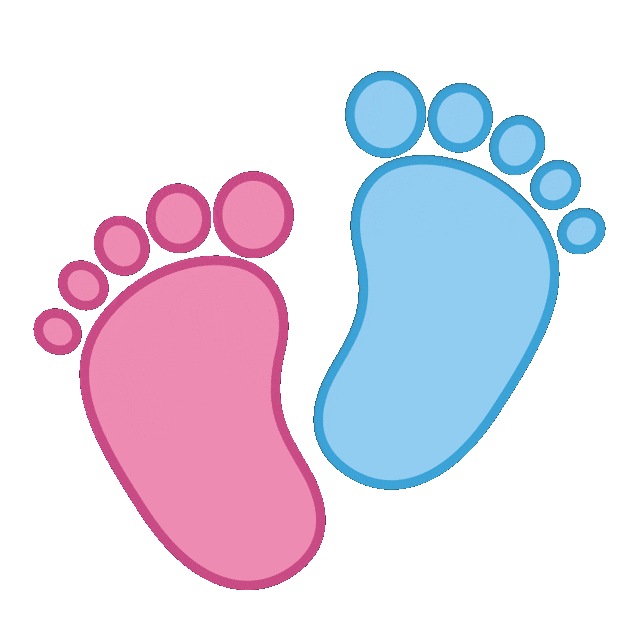 foot clipart pink baby