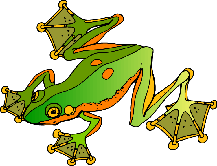 foot clipart frog