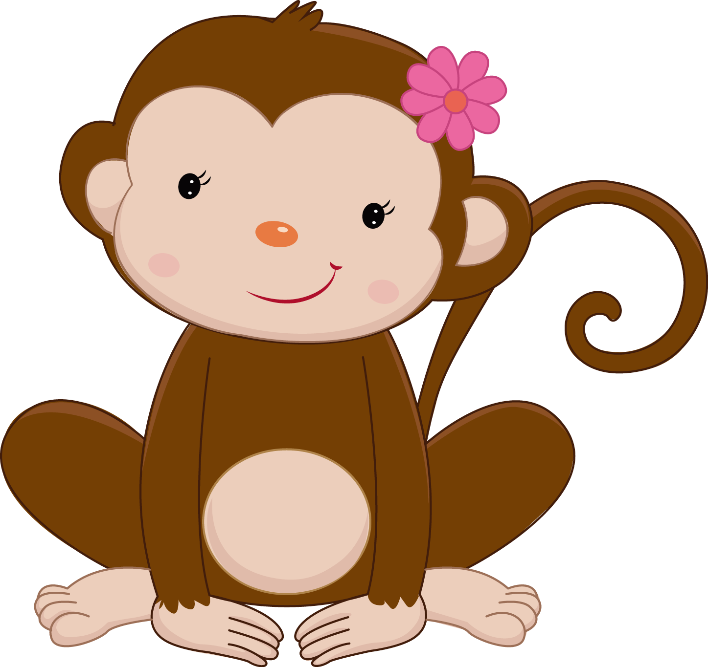 Baby dolphin at getdrawings. Feet clipart monkey