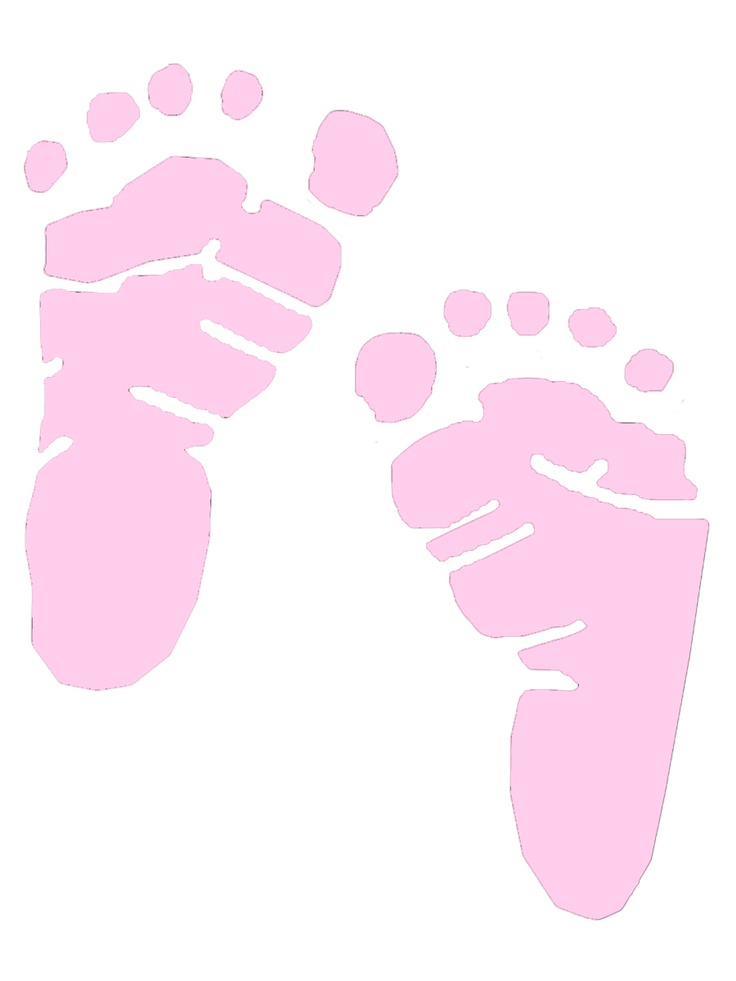 feet clipart pink baby