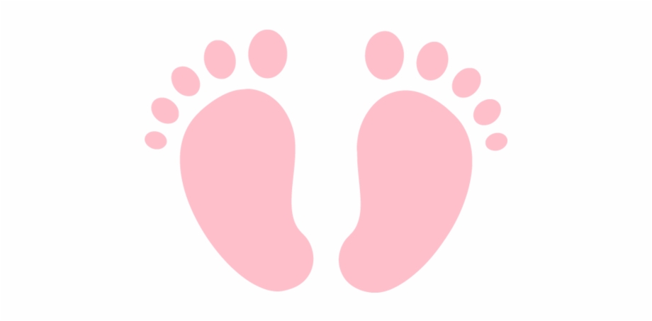 feet clipart pink baby