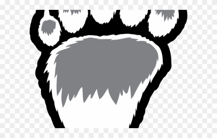 foot clipart polar bear