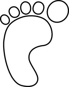 foot clipart printable