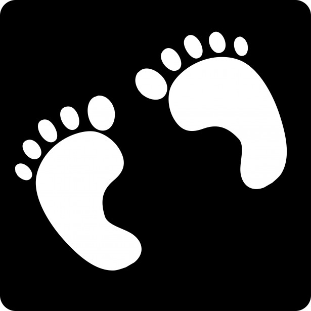 Footsteps clipart two. Foot free download best