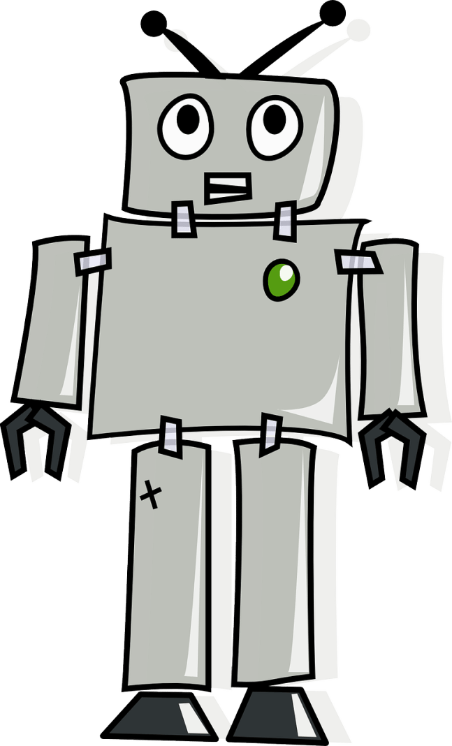 feet clipart robot