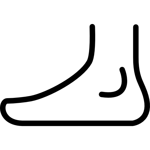 feet clipart side view
