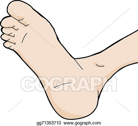 foot clipart single