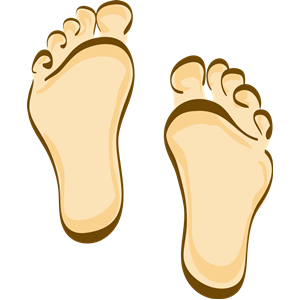 feet clipart sole foot