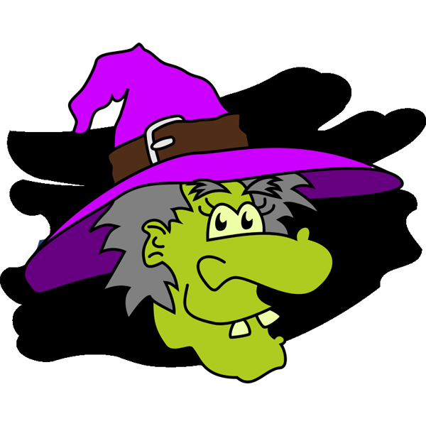 witch clipart face