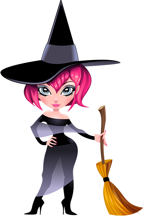 feet clipart witch
