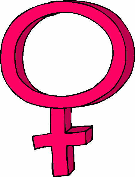  symbol clip art. Female clipart