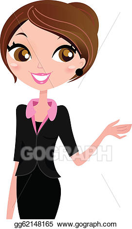 female clipart business