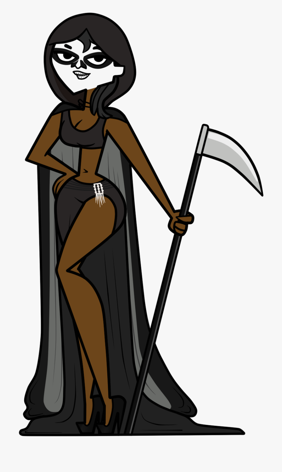Grim reaper clipart female. Frames illustrations 