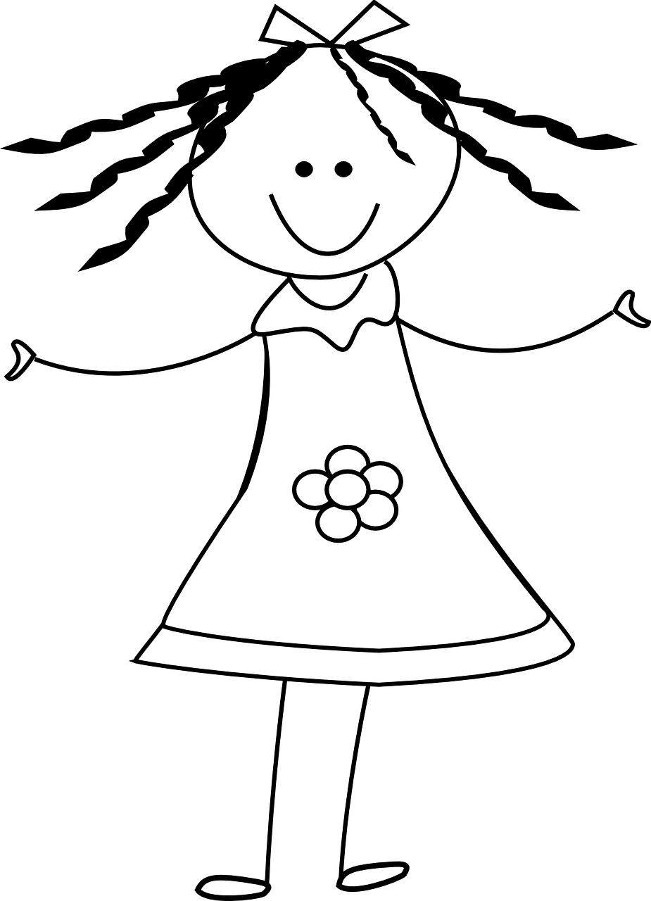 Free image on pixabay. Female clipart stick figure