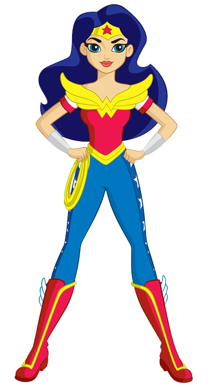 Female clipart super hero.  collection of dc